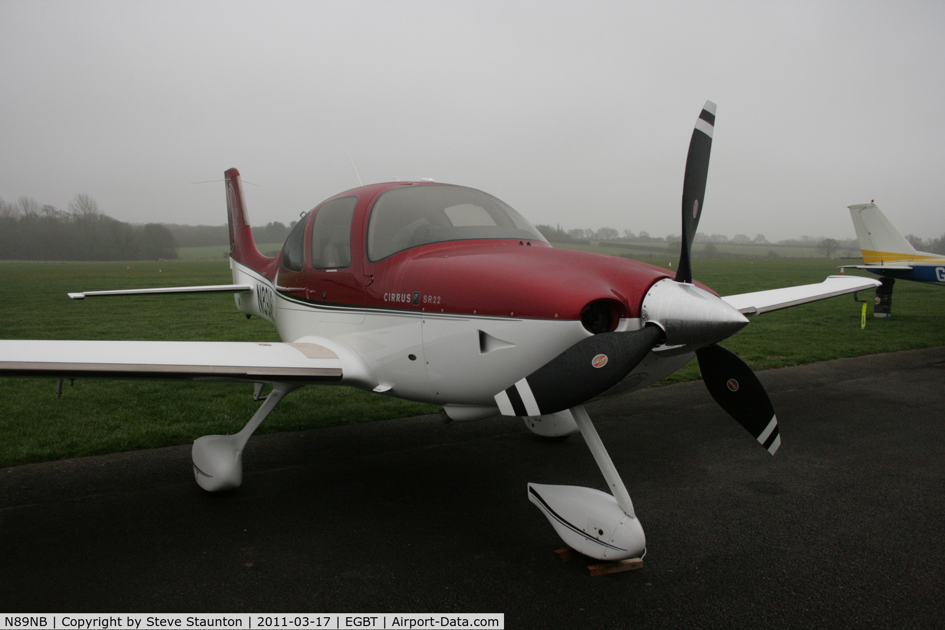 N89NB, Cirrus SR22X C/N 3680, Taken at Turweston Airfield March 2010