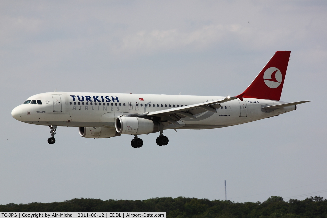 TC-JPG, 2007 Airbus A320-232 C/N 3010, Turkish Airlines, Name: Osmaniye