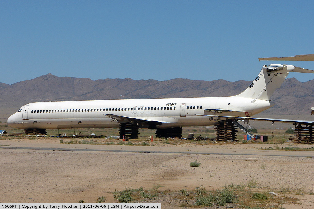 N506PT, 1985 McDonnell Douglas MD-81 (DC-9-81) C/N 49280, Mcdonnell Douglas DC-9-81(MD-81), c/n: 49280 WFU at Kingman AZ