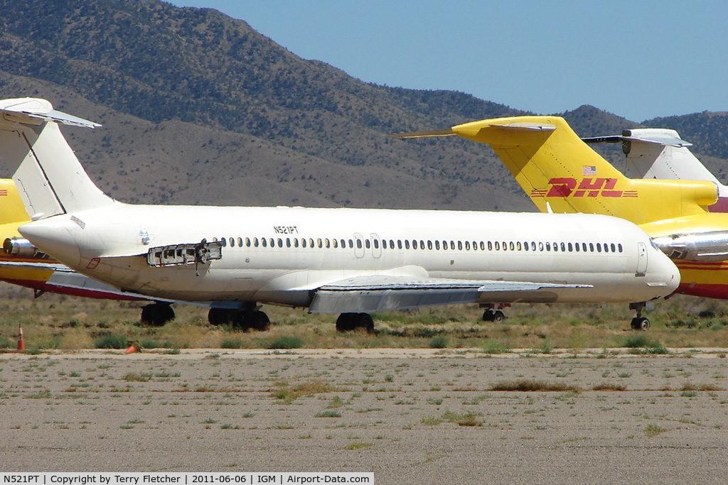 N521PT, McDonnell Douglas MD-81 (DC-9-81) C/N 49283, Mcdonnell Douglas DC-9-81(MD-81), c/n: 49283 stored at kingman