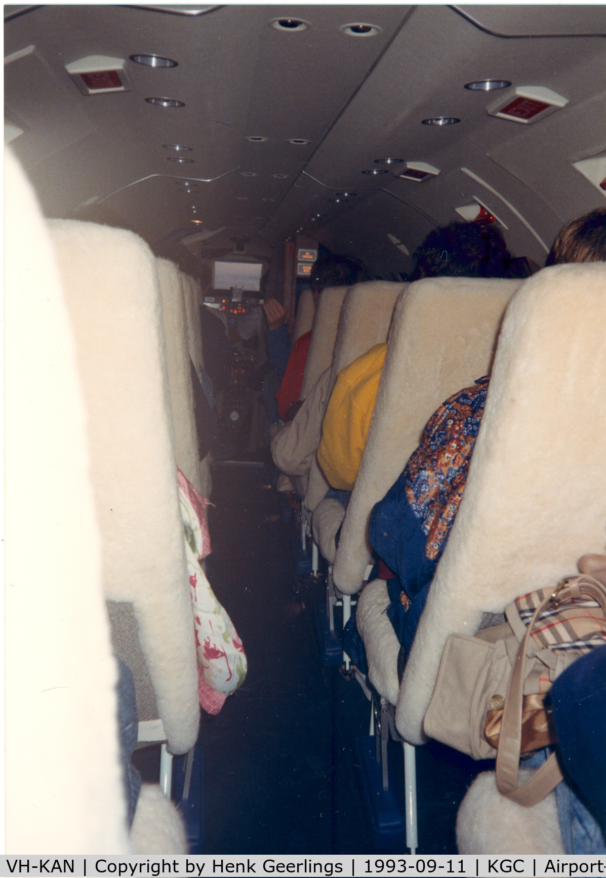 VH-KAN, 1993 Fairchild SA-227DC Metro 23 C/N DC-838B, Cabin Metro 23 , Kendell Airlines
