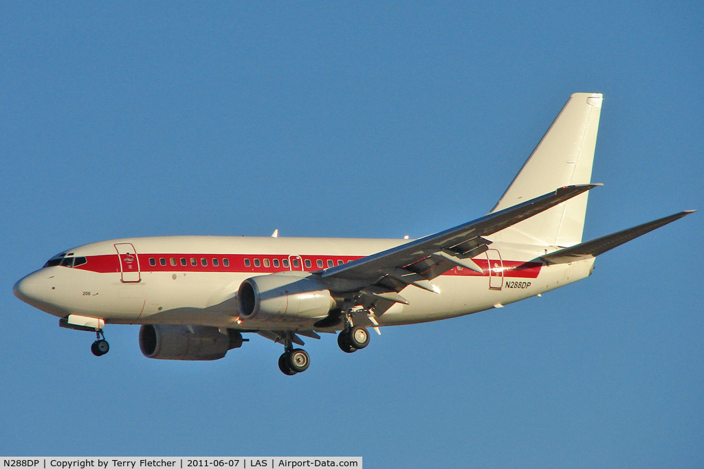 N288DP, 2003 Boeing 737-66N C/N 29892, Boeing 737-66N, c/n: 29892 landing at Las Vegas
