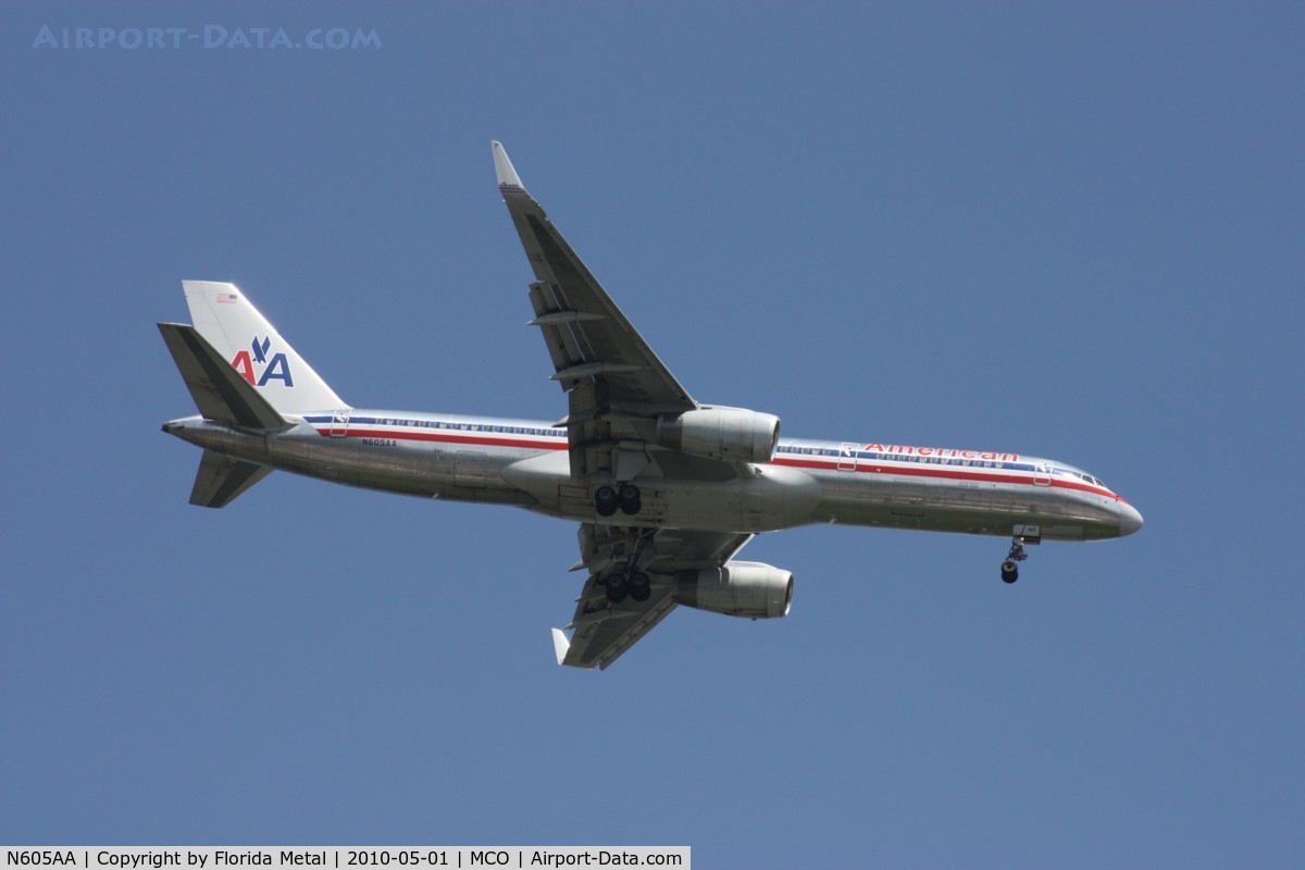 N605AA, 1995 Boeing 757-223 C/N 27056, American 757