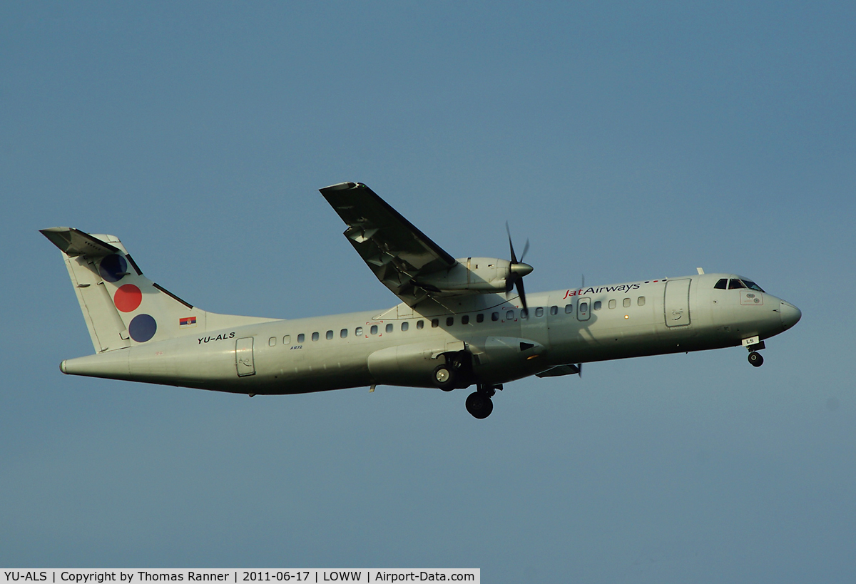 YU-ALS, 1990 ATR 72-201 C/N 162, JAT ATR 72