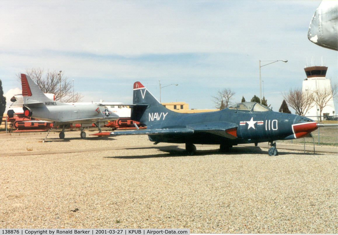 138876, Grumman F9F-6 Cougar C/N Not found 138876, Pueblo Weisbrod Aircraft Museum