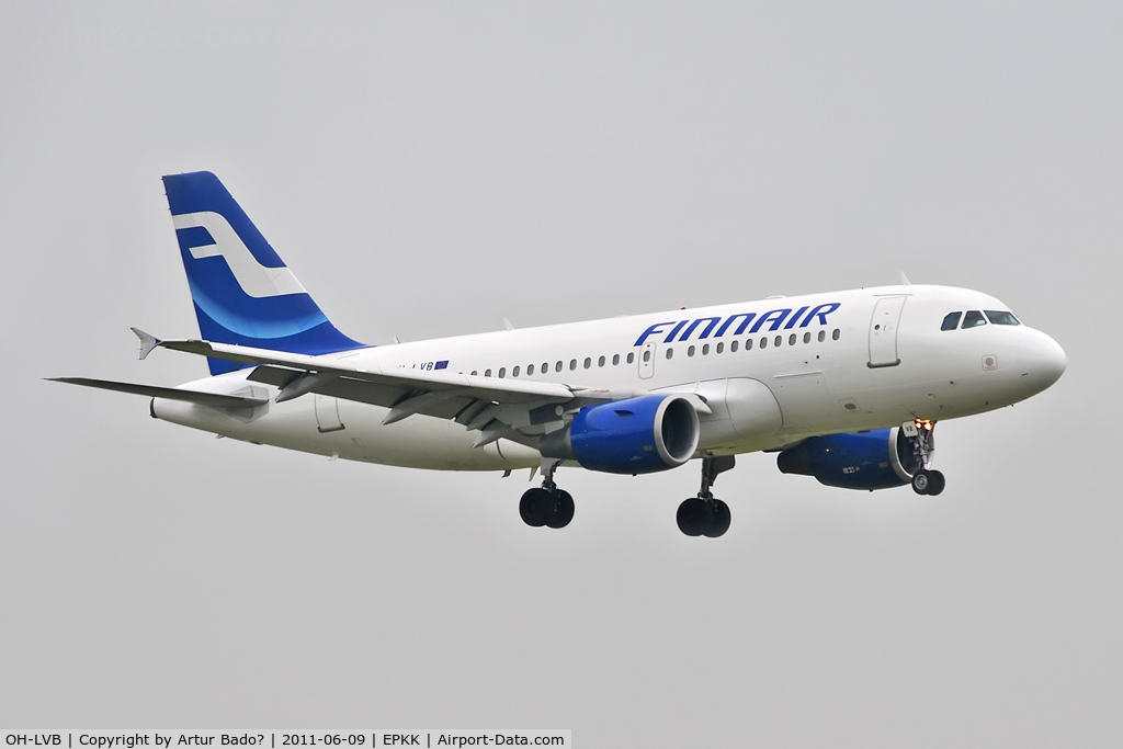 OH-LVB, 1999 Airbus A319-112 C/N 1107, Finnair