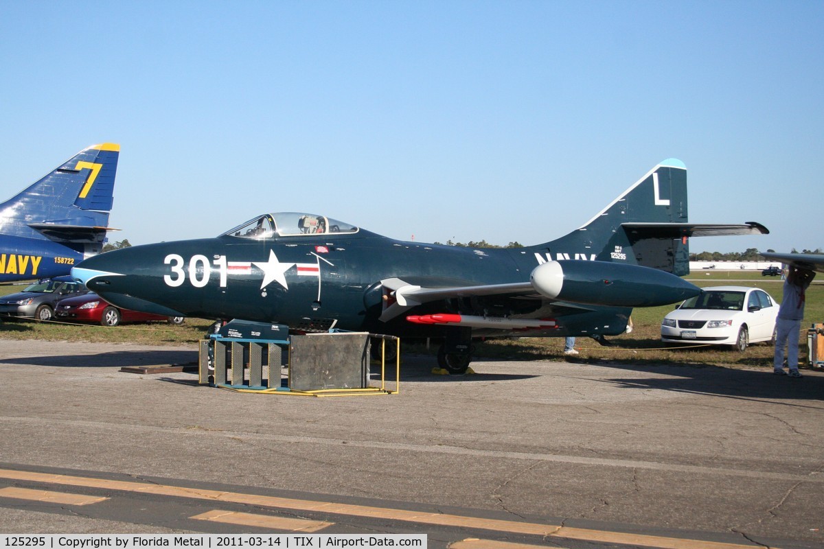 125295, Grumman F9F-5 Panther C/N Not found 125295, F9F-5 Panther