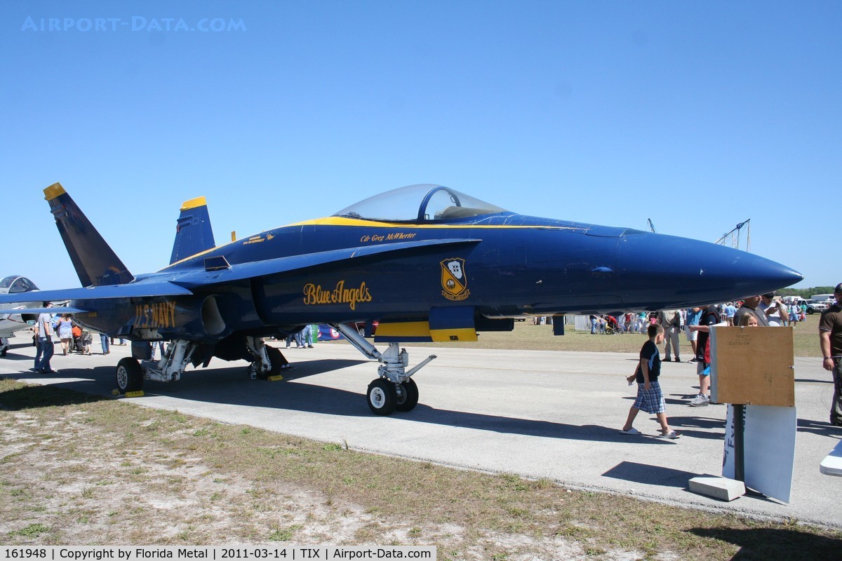 161948, McDonnell Douglas F/A-18A Hornet C/N 0157, Blue Angels F-18 - belonging to Valiant Air Museum