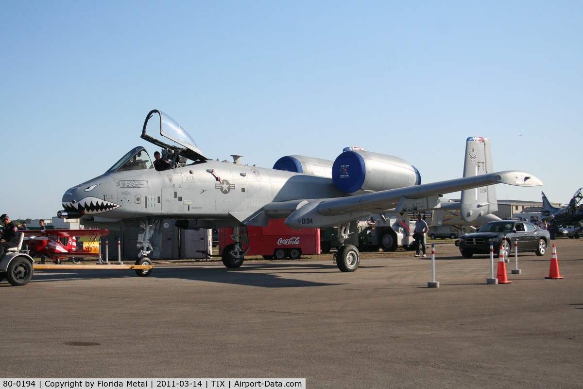 80-0194, 1980 Fairchild Republic A-10C Thunderbolt II C/N A10-0544, Warthog