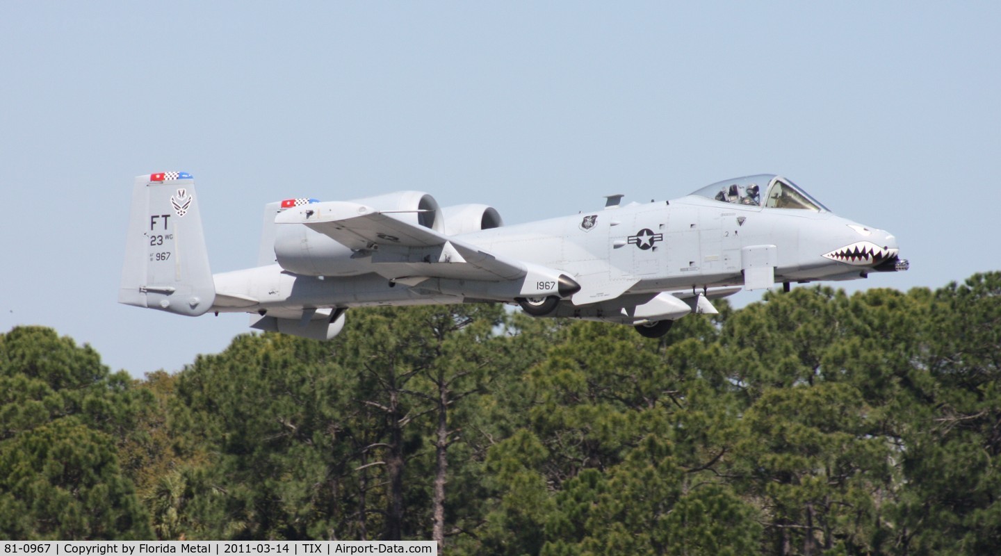 81-0967, 1981 Fairchild Republic A-10C Thunderbolt II C/N A10-0662, Warthog