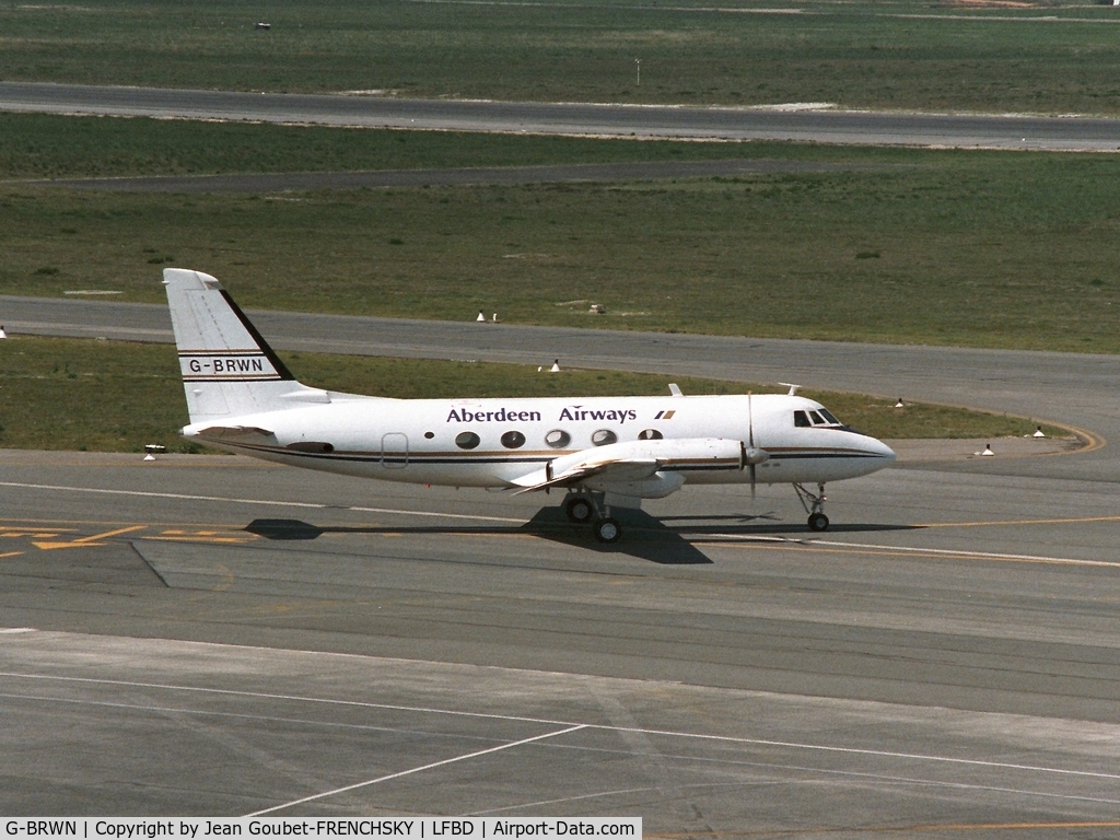 G-BRWN, 1967 Grumman G-159 Gulfstream 1 C/N 177, ABERDEEN AIRWAYS