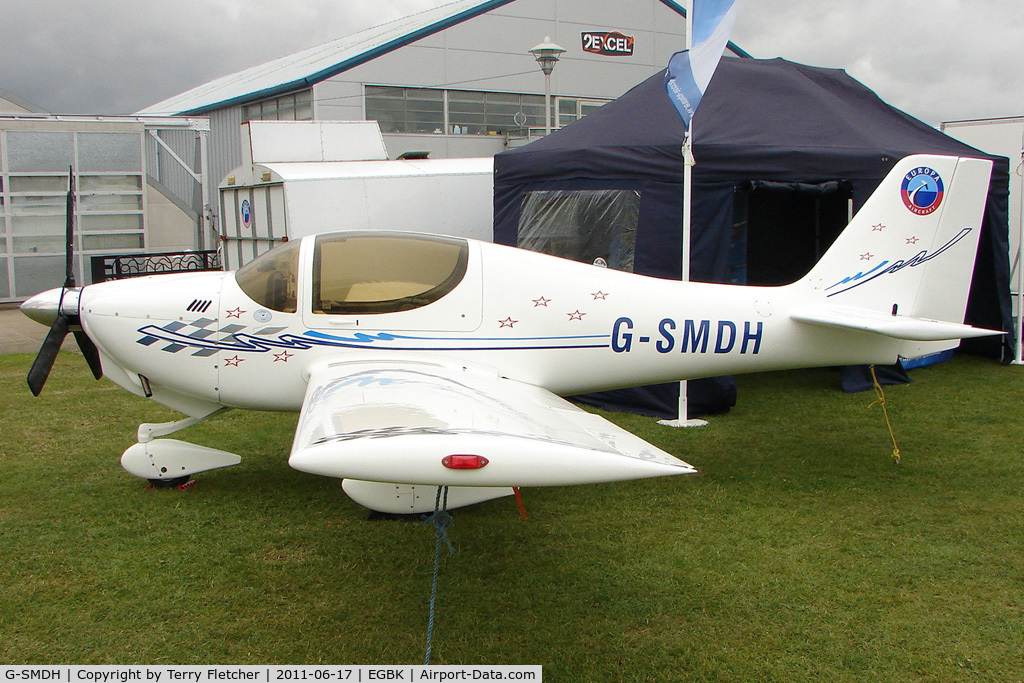 G-SMDH, 2006 Europa XS Tri-Gear C/N PFA 247-13367, Exibited in Static Display at 2011 AeroExpo held at Sywell UK