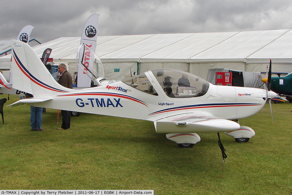 G-TMAX, 2010 Evektor-Aerotechnik Sportstar Max C/N 2010-1305, Exibited at 2011 AeroExpo at Sywell