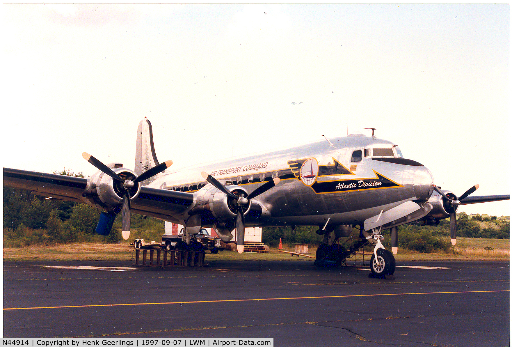 N44914, 1945 Douglas C-54Q-1-DC Skymaster (DC-4A) C/N 10630, Atlantic Warbird Association , Lawrence , MA
