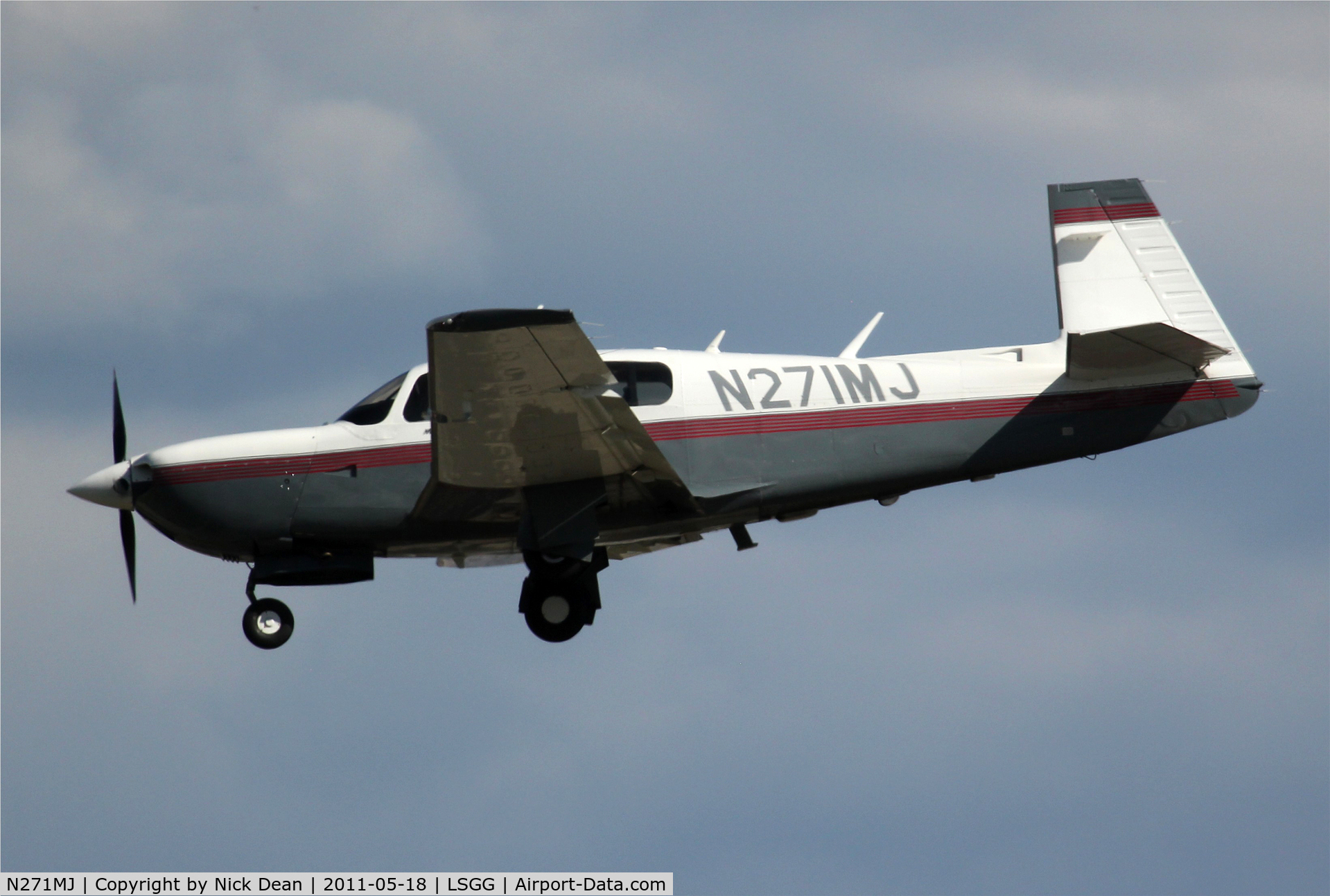 N271MJ, 1992 Mooney M20M Bravo C/N 27-0127, LSGG/GVA