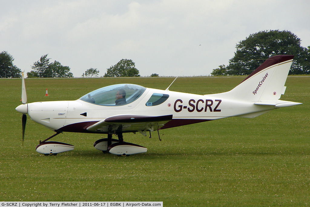 G-SCRZ, 2008 CZAW SportCruiser C/N PFA 338-14684, Visitor on Day 1 of 2011 AeroExpo at Sywell