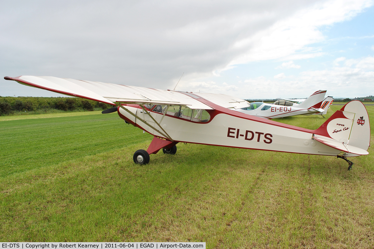 EI-DTS, 1957 Piper PA-18-95 Super Cub C/N 18-5822, Parked for the fly-in