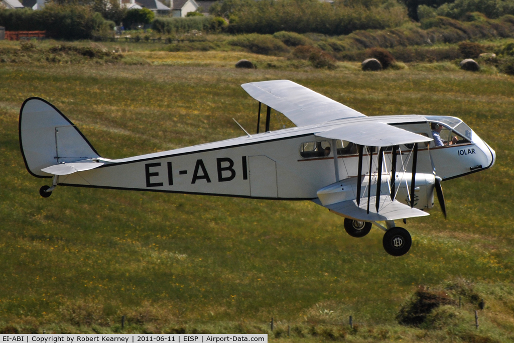 EI-ABI, 1936 De Havilland DH-84 Dragon 2 C/N 6105, Performing a fly-by during the fly-in