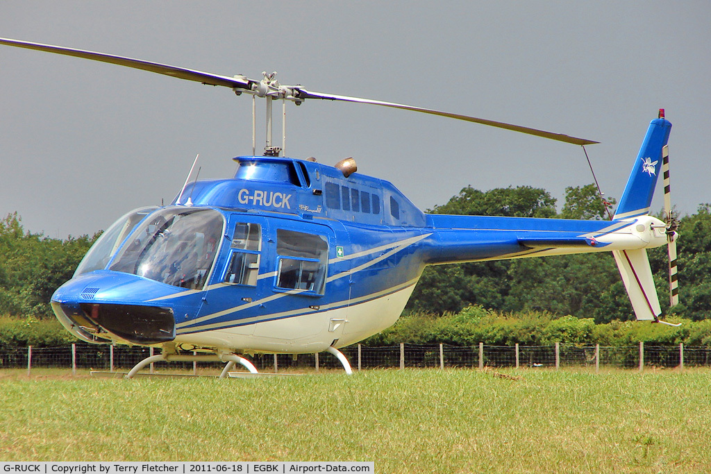 G-RUCK, 1989 Bell 206B Jetranger III C/N 4054, 1989 Bell 206B Jetranger 3, c/n: 4054 at Sywell