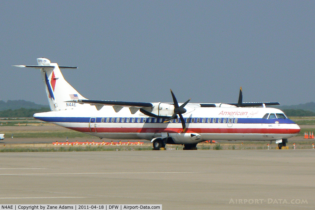 N4AE, 1991 ATR 72-212 C/N 244, At DFW Airport