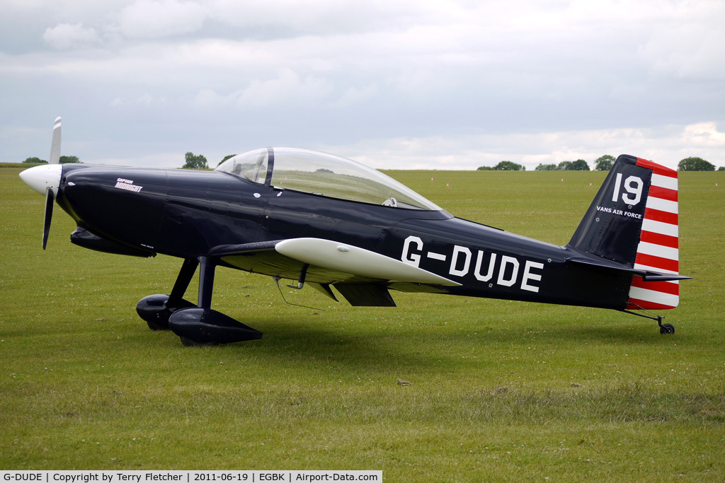 G-DUDE, 2004 Vans RV-8 C/N PFA 303-13246, 2004 Hodgkins Wm VANS RV-8, c/n: PFA 303-13246 at Sywell