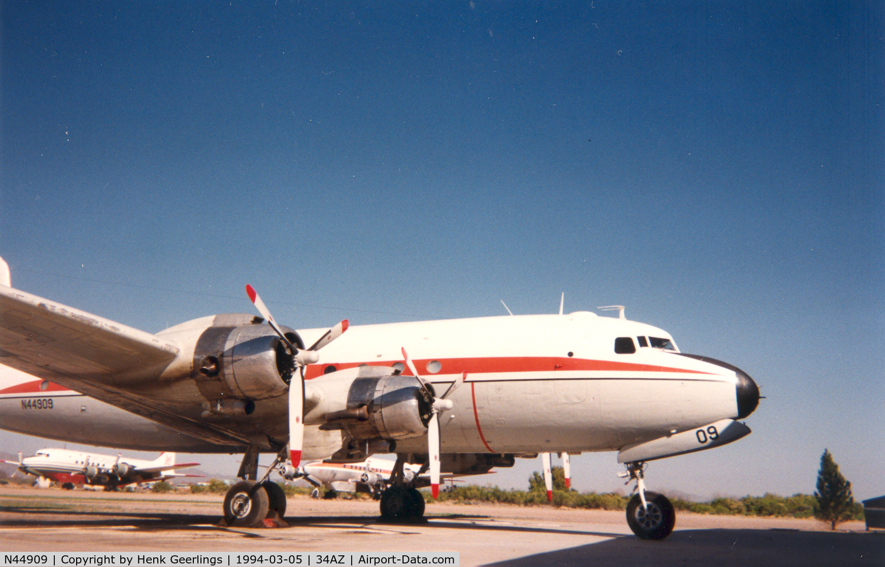 N44909, Douglas C54E-DC C/N 27371, , Biegert Aviation