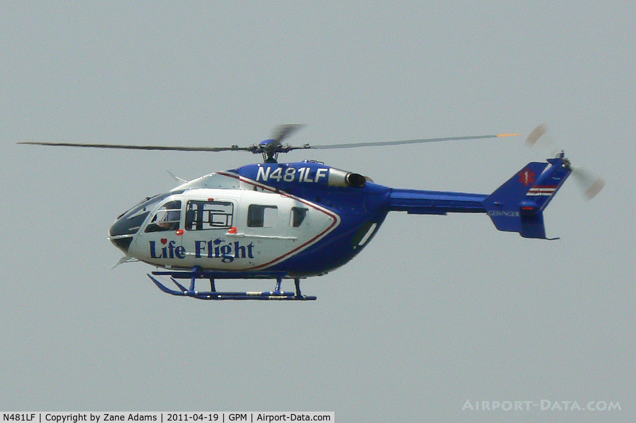 N481LF, Eurocopter-Kawasaki EC-145 (BK-117C-2) C/N 9392, At American Eurocopter - Grand Prairie, TX