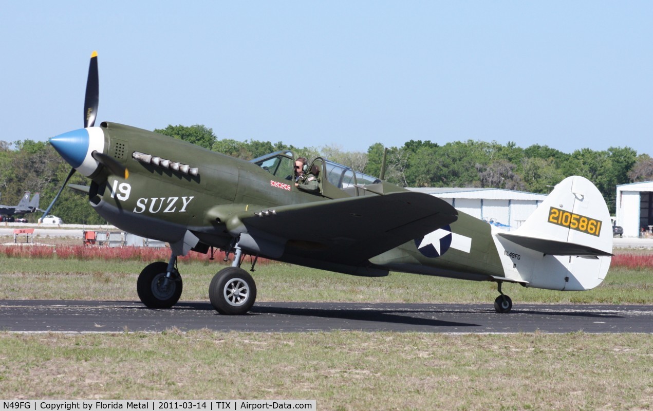 N49FG, 1943 Curtiss P-40N Warhawk C/N 29623, P-40N