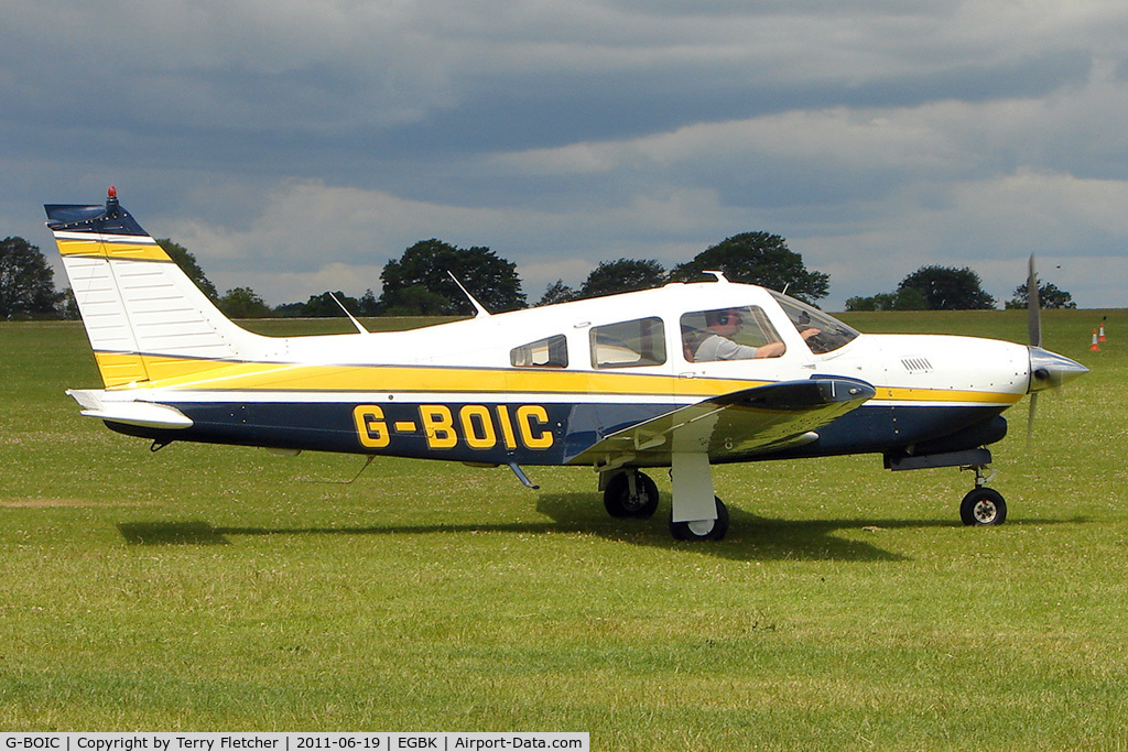 G-BOIC, 1978 Piper PA-28R-201T Cherokee Arrow III C/N 28R-7803123, 1978 Piper PIPER PA-28R-201T, c/n: 28R-7803123 at Sywell