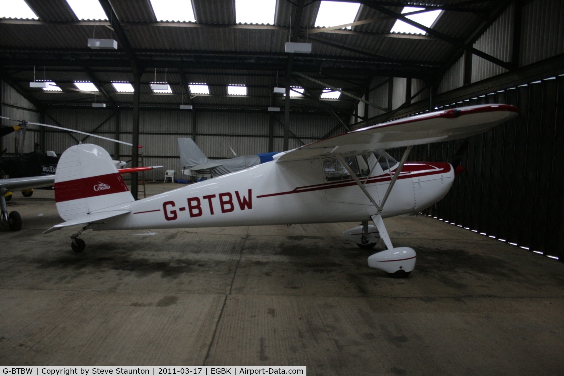 G-BTBW, 1947 Cessna 120 C/N 14220, Taken at Sywell Airfield March 2011