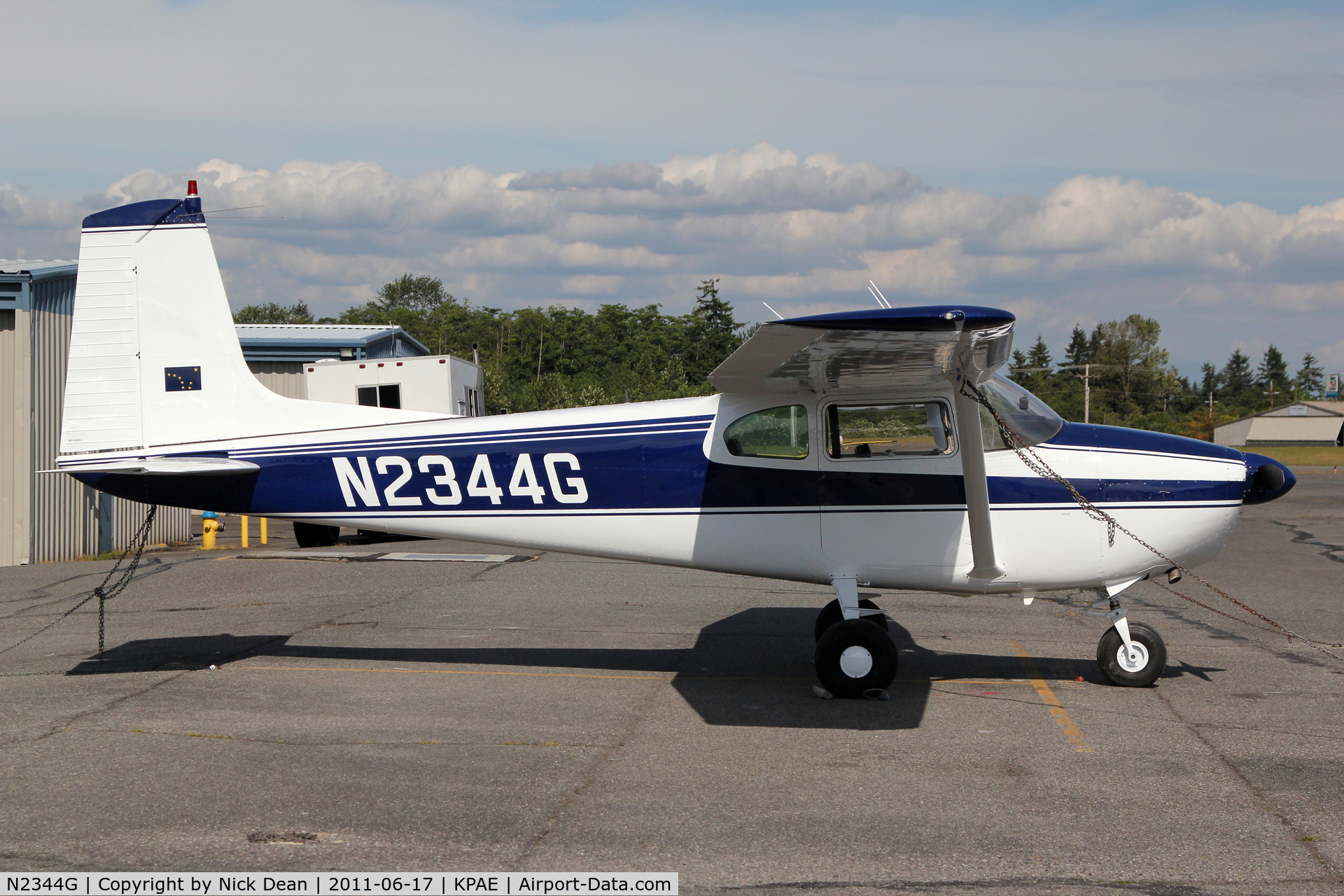 N2344G, 1958 Cessna 182B Skylane C/N 51644, KPAE/PAE