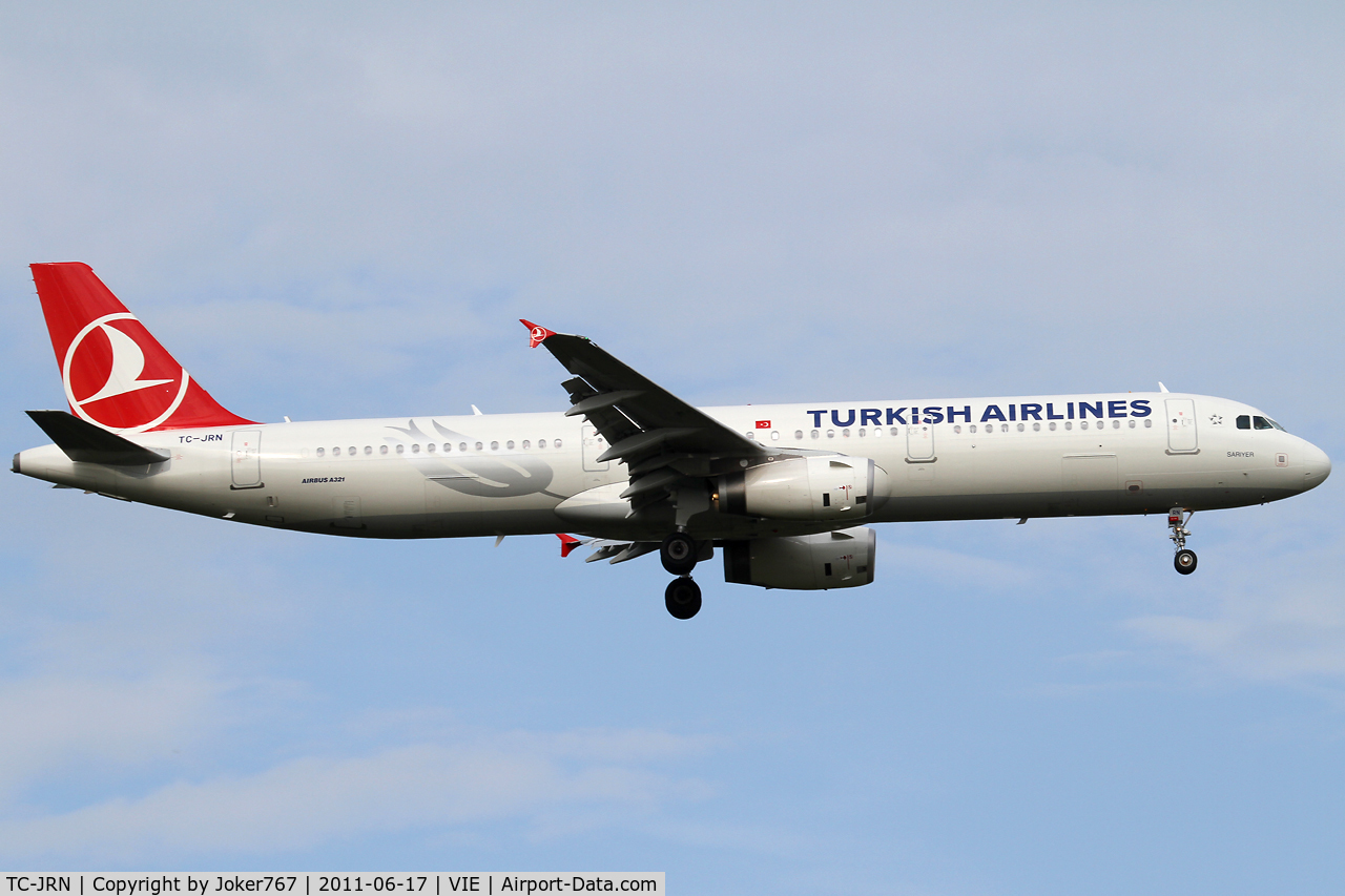 TC-JRN, 2011 Airbus A321-231 C/N 4654, Turkish Airlines