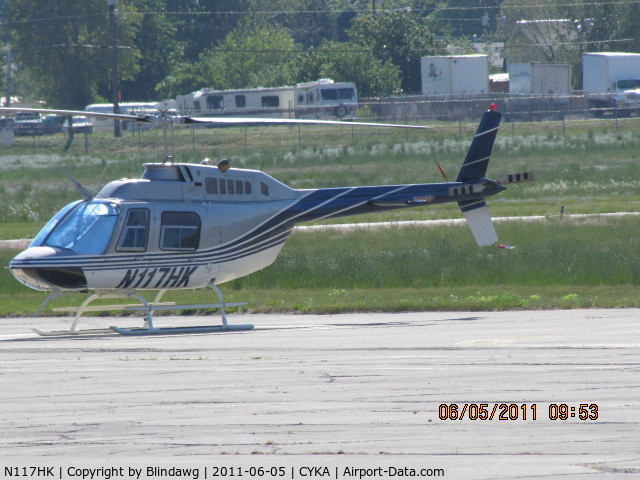N117HK, 1997 Bell 206B JetRanger III C/N 4462, ..just passing through...