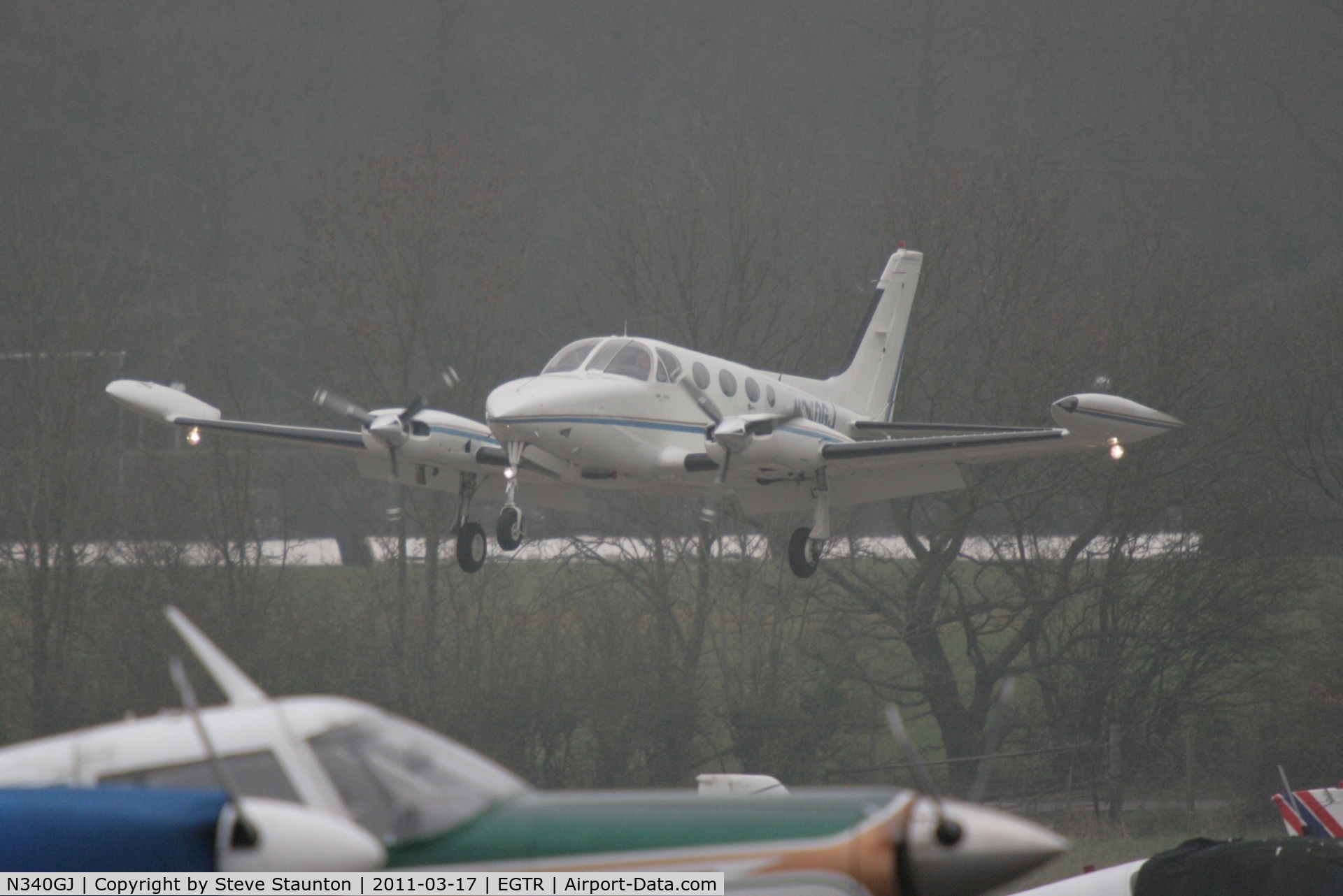 N340GJ, 1979 Cessna 340A C/N 340A0637, Taken at Elstree Airfield March 2011