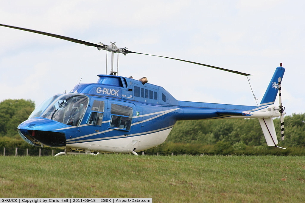 G-RUCK, 1989 Bell 206B Jetranger III C/N 4054, at AeroExpo 2011