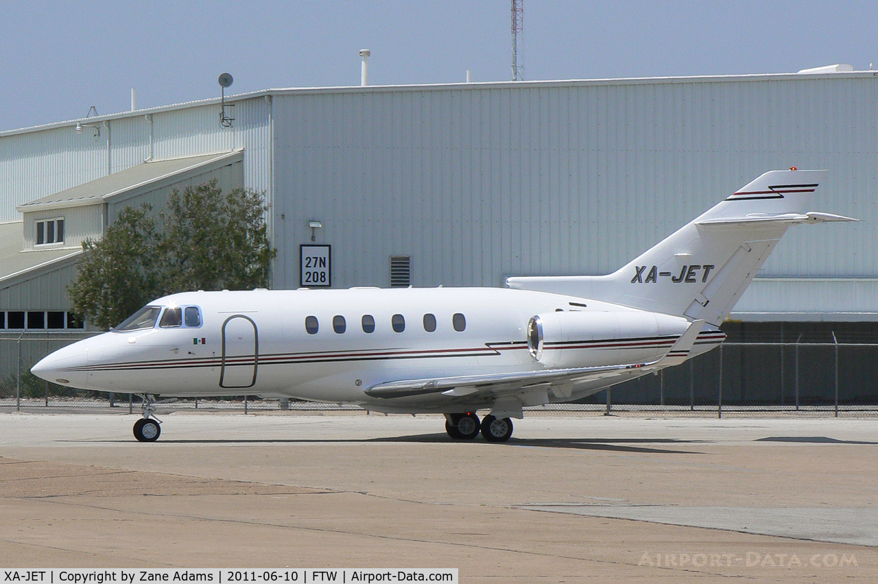 XA-JET, 2003 Raytheon Hawker 800XP C/N 258628, At Meacham Field - Fort Worth, TX