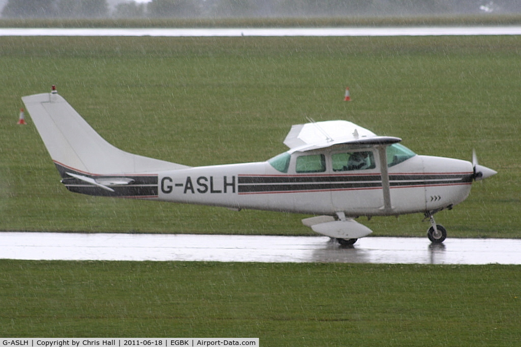 G-ASLH, 1963 Cessna 182F Skylane C/N 182-54905, at AeroExpo 2011