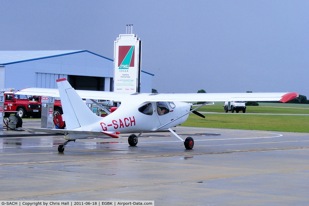 G-SACH, 2002 Stoddard-Hamilton Glastar C/N PFA 295-13088, at AeroExpo 2011