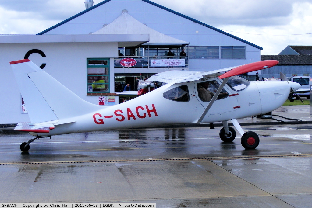 G-SACH, 2002 Stoddard-Hamilton Glastar C/N PFA 295-13088, at AeroExpo 2011