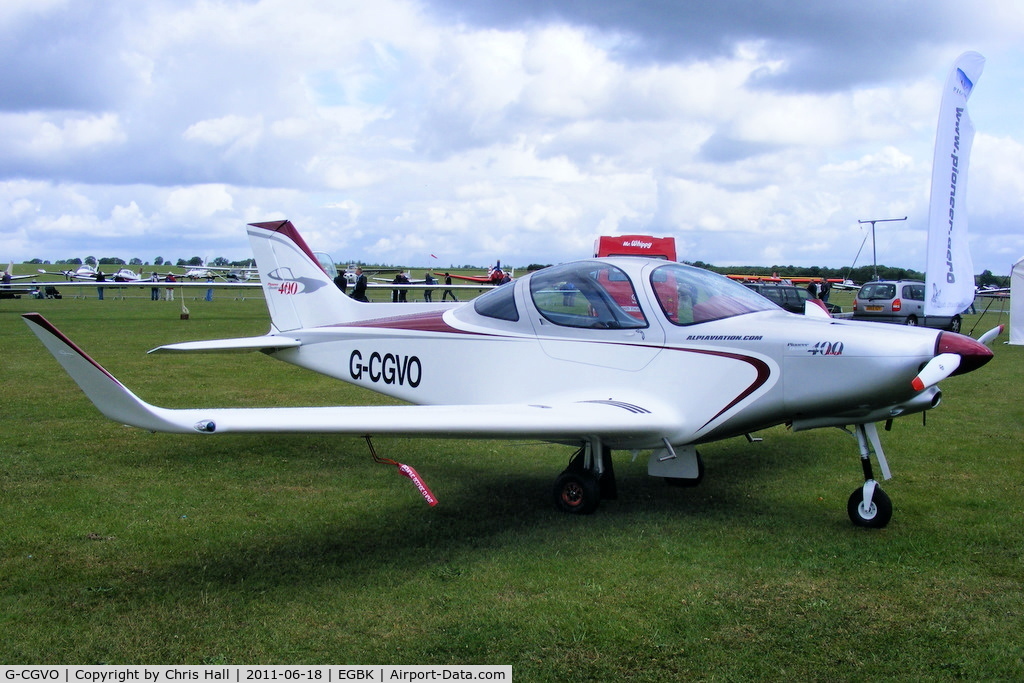 G-CGVO, 2011 Alpi Aviation Pioneer 400 C/N LAA 364-15006, at AeroExpo 2011