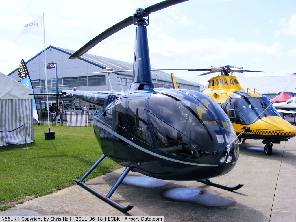 N66UK, 2011 Robinson R66 Turbine C/N 0017, at AeroExpo 2011