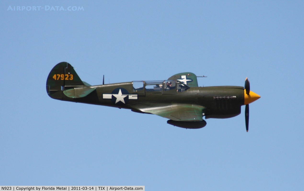 N923, 1944 Curtiss TP-40N Warhawk C/N 33915, Kermit Weeks P-40