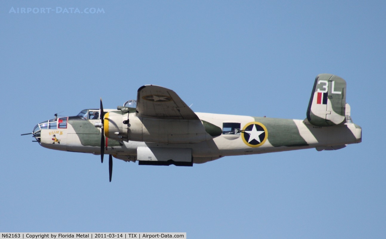 N62163, 1944 North American B-25J Mitchell Mitchell C/N 108-47451, Killer B