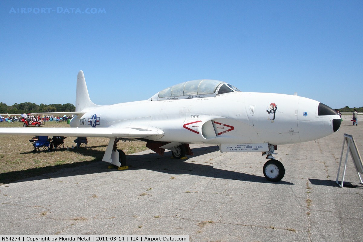 N64274, 1957 Lockheed T-33A Shooting Star C/N 57-0569 (580-1219), Lockheed T-33