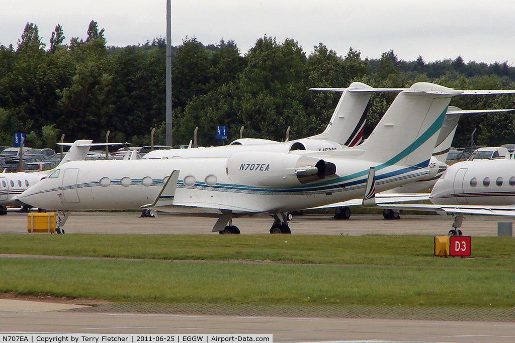 N707EA, 1996 Gulfstream Aerospace G-IV C/N 1284, 1996 Gulfstream Aerospace G-IV, c/n: 1284 at Luton