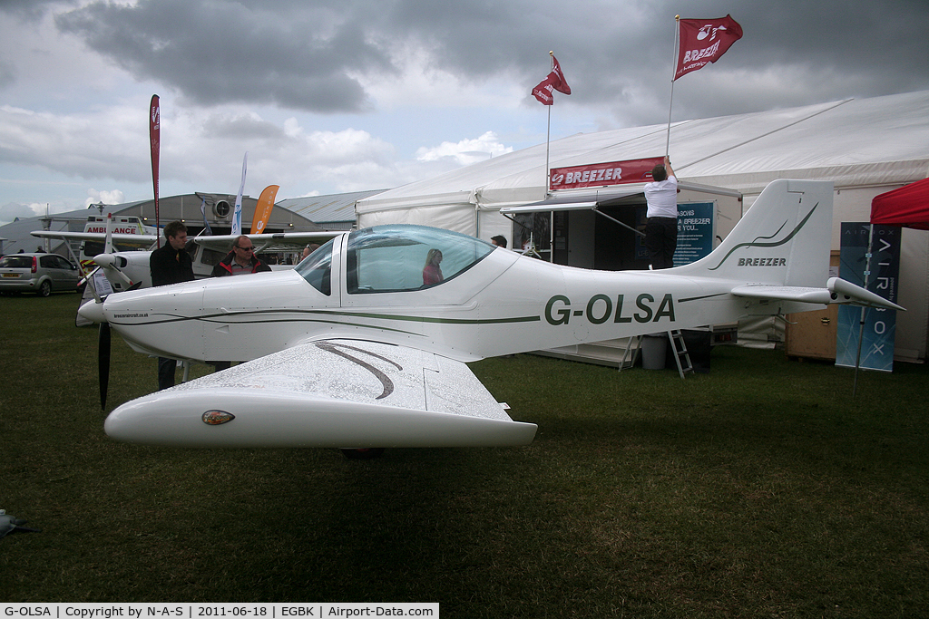 G-OLSA, 2010 Aerostyle B600 C/N 014LSA, Aero Expo 2011 Static