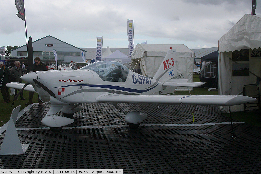 G-SPAT, 2003 Aero AT-3 R100 C/N AT3-008, Aero Expo 2011 Static