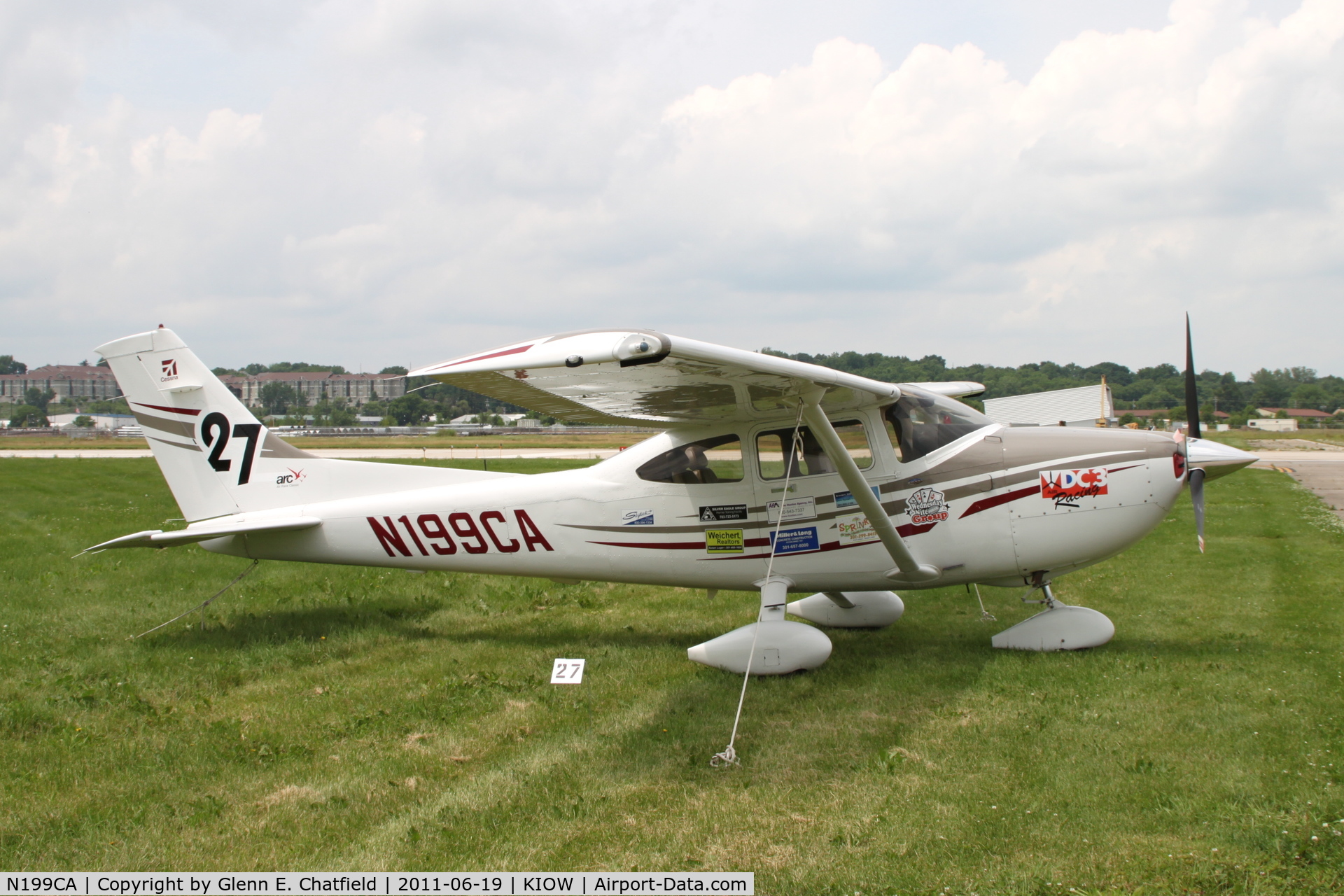 N199CA, 2005 Cessna 182T Skylane C/N 18281548, In town for the 99s' Air Race Classic. Iowa City starting point dropped due to weather.