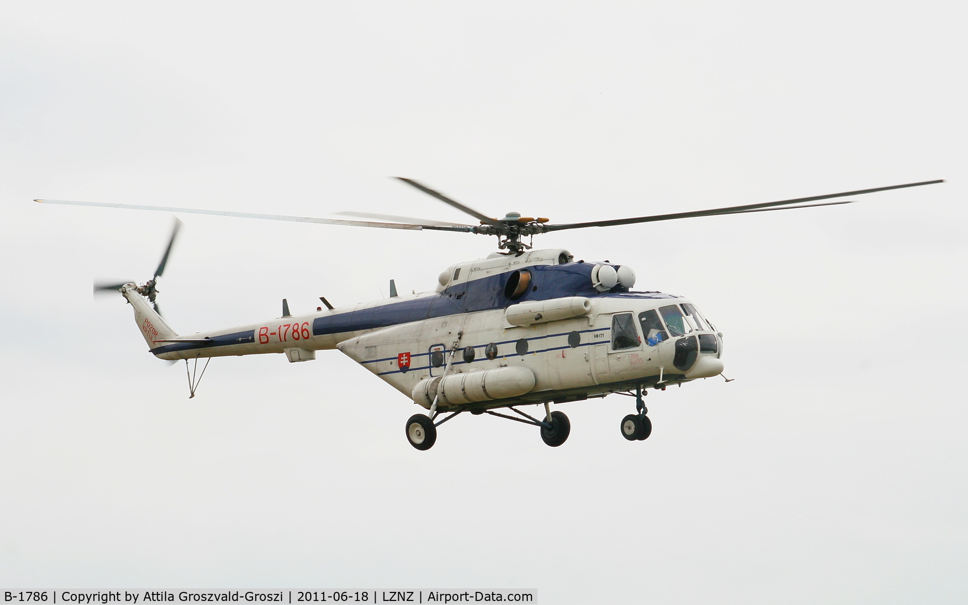 B-1786, Mil Mi-171 C/N 59489617286, Slovakia - Airport Nové Zamky - Airshow-2011