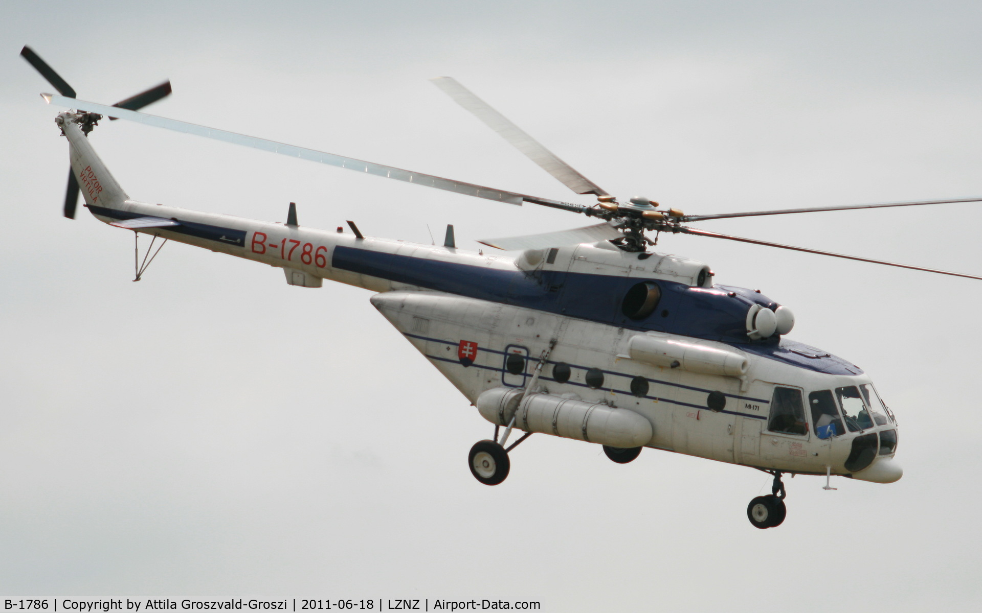 B-1786, Mil Mi-171 C/N 59489617286, Slovakia - Airport Nové Zamky - Airshow-2011